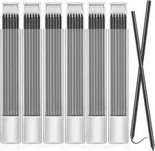 36 Pcs 2.8mm Pencil Lead Refills for Carpenter 1 Count (Pack of 36), Black 