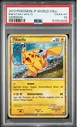 🌀2010 POKEMON JPN WORLD COLLECTION GERMAN PIKACHU-HOLO PSA 10- Swirl 🌀POP#85🌀
