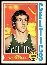 1974-75 Topps Basketball Card Paul Westphal Boston Celtics #64 EX-MT