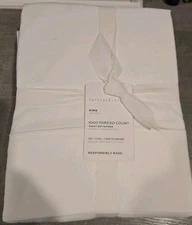 NWT Pottery Barn 1000 THREAD COUNT Sheet Set King White