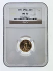 1993 $5 Gold Eagle, NGC MS70, Better Date