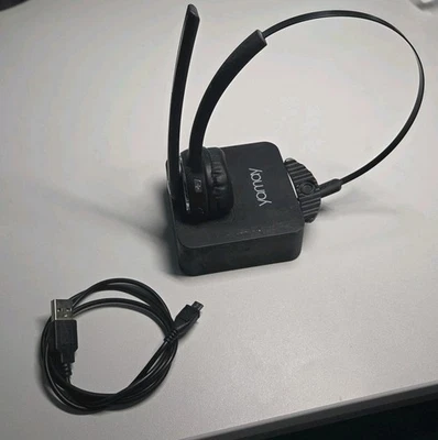 YAMAY Bluetooth Headset Kabellos Stereo Headphones mit Mikrofon Headset wie NEU - Bild 1 von 4