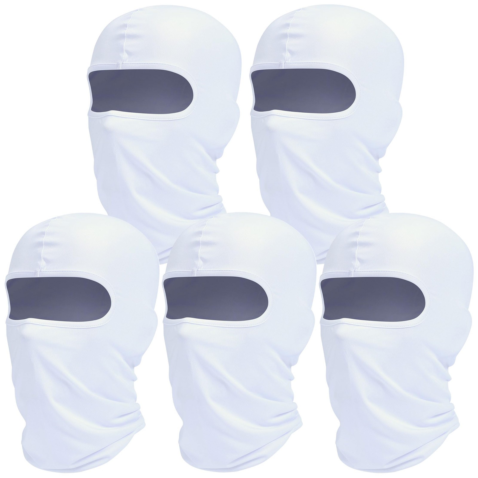 5-Pack Balaclava Ski Mask & Cooling UV Neck Gaiter for Summer & Motorcycle