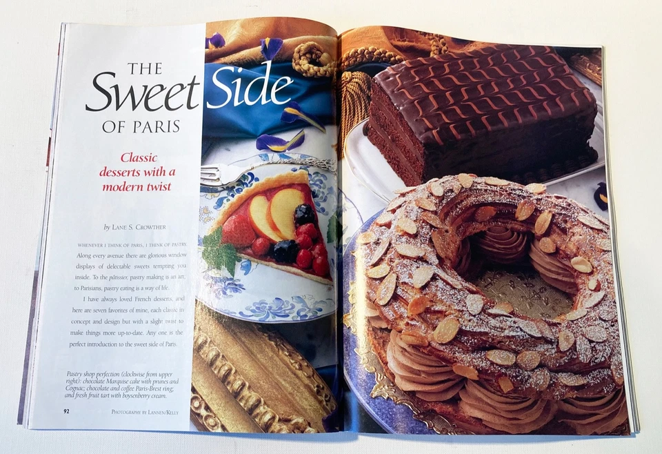 • Vintage 1987 FOOD & WINE Magazine •FRENCH FOOD IN U.S • Excellent Condition • - Image 2 of 2