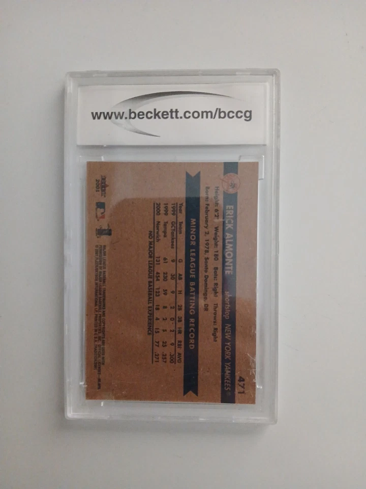 2001 Fleer Tradition Erick Almonte #471 Rookie RC - Image 2 of 2