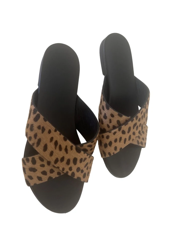 Jenni Kayne Leopard Print Slide Sandals  - Image 2 of 4