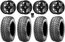 Sedona Rukus 14" Black Wheels 30" Liberty Tires Textron Wildcat XX