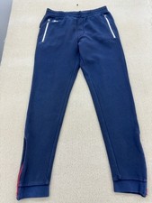 Lacoste Sport Men's Navy Fleece Sweatpants M Tapered Tennis