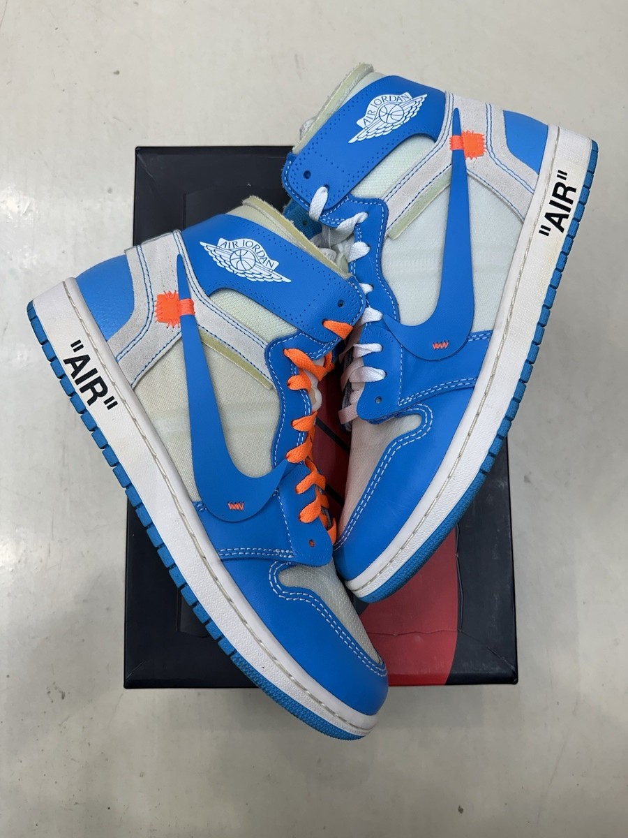 Unc Off White Air Jordan White Colorway Off White Chicago Blue