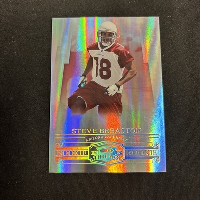 2007 Donruss Threads - Rookie Steve Breaston #173 Century Proof Silver /100 (RC)