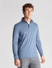 Birddogs Quarter Zip $125 MSRP Men’s Size XL Stonewash Blue Heather