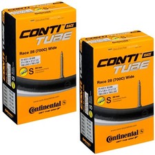 Continental Race 28 700x25 32c Inner Tubes 60mm Presta Valve Pack of 2