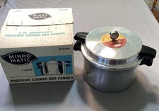 Vintage Mirro-Matic M-0498 8 Quart Aluminum P...