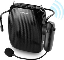 Original Voice Amplifier for Teachers with 2 Microphones, Wireless