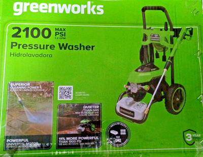 #ad Greenworks Pro 2100 PSI 1.2 GPM Electric Pressure Washer Brushless BNIB $168.77