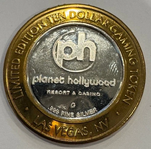 Planet Hollywood • .999 Silver • $10 Token