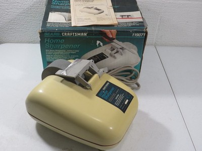 Sears Craftsman Home Sharpener Wet Stone Sharpening  919071 Tested