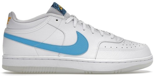 1983 Original Nike Sky Force 3/4 Sneaker White Blue 4114 Jordan OG Vintage Sz 10 Nike VINTAGE Nike Sky Force 3/4 Sneakers Men 10 White Blue  main image 2