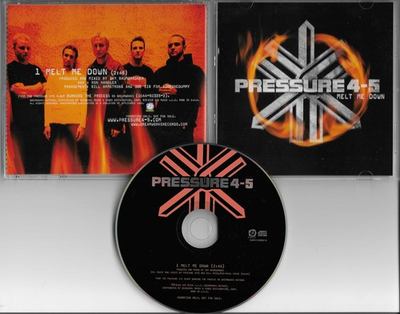 #ad PRESSURE 4 5 45 4 5 Melt me down RARE PROMO Radio DJ CD Single 2002 MINT USA $24.99
