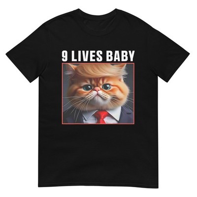 Cat Trump 9 Lives Baby T-Shirt