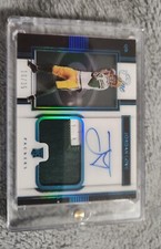 2020 Panini ONE Football Jordan Love Jersey Match Rookie Patch Auto #114...Read 