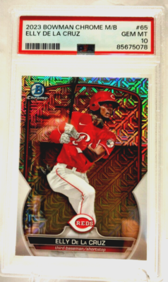 2023 BOWMAN CHROME M/B #65 Elly De La Cruz PSA 10 GEM MT | eBay