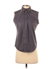 Gryphon New York Women Gray Vest S