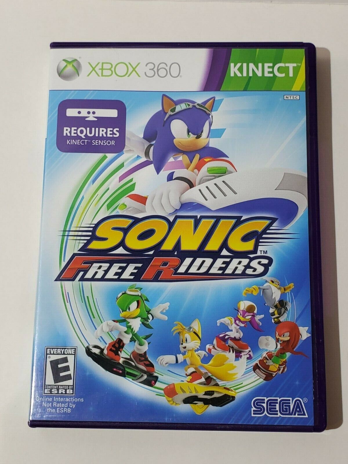 Sonic Free Riders — Complete! Fast Shipping! (Xbox 360, 2010) Kinect  10086680492