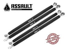 Assault Ind Quick Camber Radius Rods Turret Style for 17-21 Polaris RZR XP Turbo