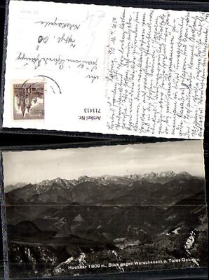 711413 Foto AK Göstling a. d. Ybbs Hochkar Blick geg. Warscheneck u. Totes Gebir