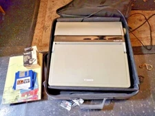 Vintage Japanese Canon CanoWord A40 Electronic Word Processor w/Bubblejet prntr