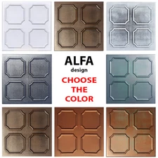 Ceiling Tiles, Glue Up, Foam - Faux Tin, Best Seller !!!  ALFA 20" x 20" 