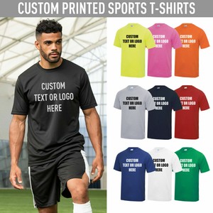 custom printed running shirts