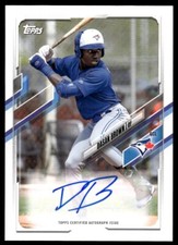 2021 Topps Pro Debut Autographs Dasan Brown Auto GCL Blue Jays #PD-94