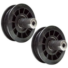 2pk Flat Idler Pulley Fits AYP Sears Craftsman Husqvarna 179114 532179114
