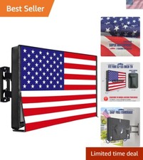 All-Season 52-55 Inch Outdoor TV Cover with Zipper & Roll-Up Flap for Easy Use