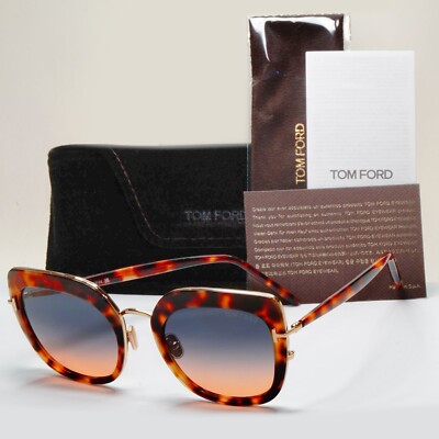 NEW TOM FORD VIRGINIA TF945 53P WOMEN SUNGLASSES FT0945/S HAVANA NEW TOM FORD TF945 53P WOMEN SUNGLASSES TOM FORD VIRGINIA  main image 3