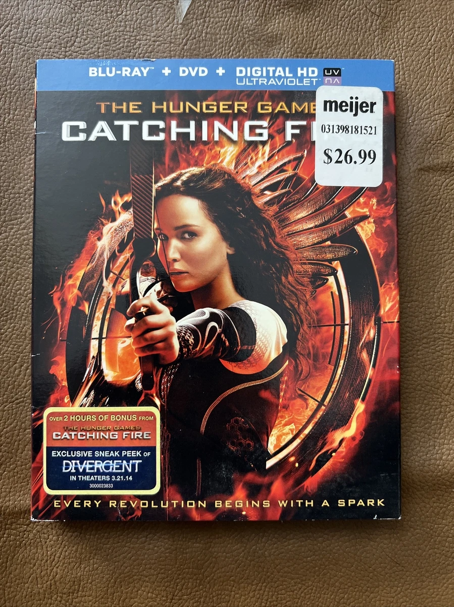 The Hunger Games Catching Fire Blu Ray Cover