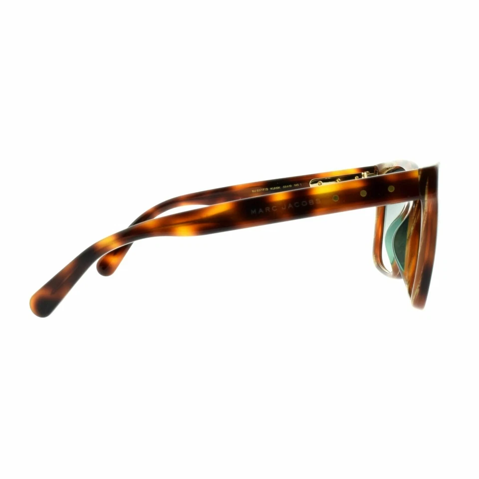 Gafas de sol cuadradas 100 % UV Marc Jacobs MJ 637/F/S KUH/9K Havana Honey para hombre Foto 4 de 4