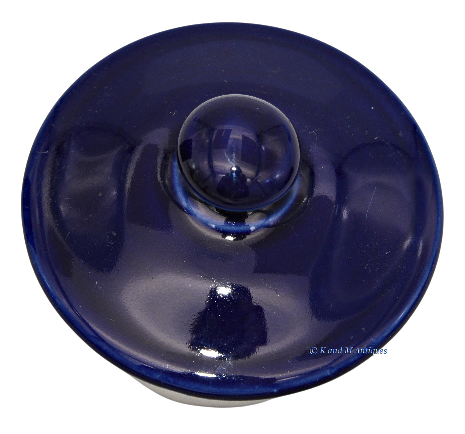 Hall China Cobalt No. 101 - 1 1/2 Cup California Pot - Super Nice