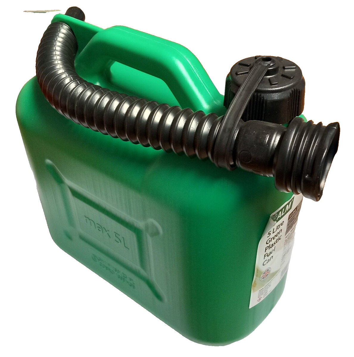 たいやき【新品未使用】グリーンピール シェルカー(パック剤) Fuel Can Green Petrol Plastic Jerrycan Carrier with Nozzle