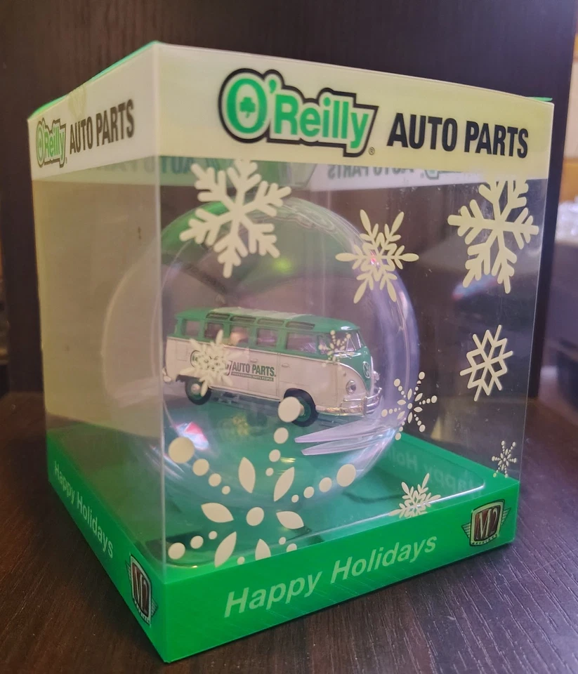 M2 Machines O'Reilly's Christmas Ornament 1960 Volkswagen Bus  - Image 2 of 4