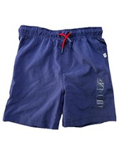 Tommy Bahama Active Boys Youth Blue Swim Shorts Elastic Size 10-12 Y Large NWT
