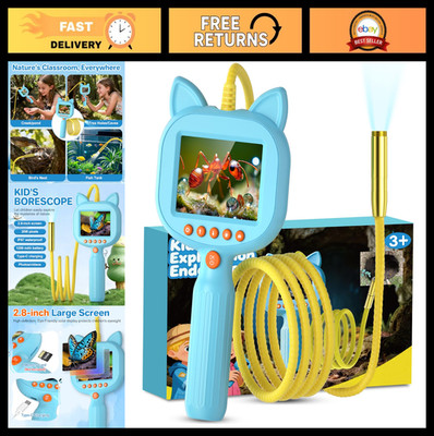 Kids Borescope Toy with Light, 1920P HD Endoscope Camera, STEM Science Kit for A