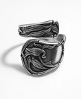 Reworked Spoon Ring Silver Cutlery Jewellery Handmade Rigid Statement Band Piece