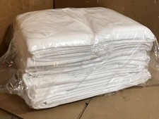 5 Heavy Duty Spun Tablecloth 85” X 85"  White Color for Banquet Wed Commercial