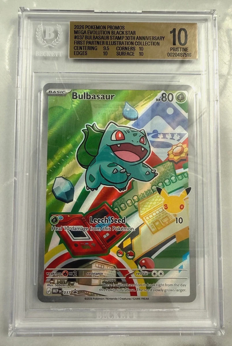 Bulbasaur 037 Me: Mega Evolution Promo for sale | eBay