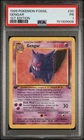 1999 POKEMON FOSSIL 1ST EDITION #20 GENGAR PSA 1