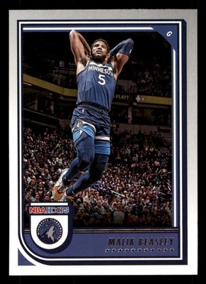 2022-23 Hoops #197 Malik Beasley Minnesota Timberwolves