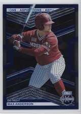2023 Panini Elite Extra Edition Blue Aspirations 298/349 Max Anderson #106 0ud4